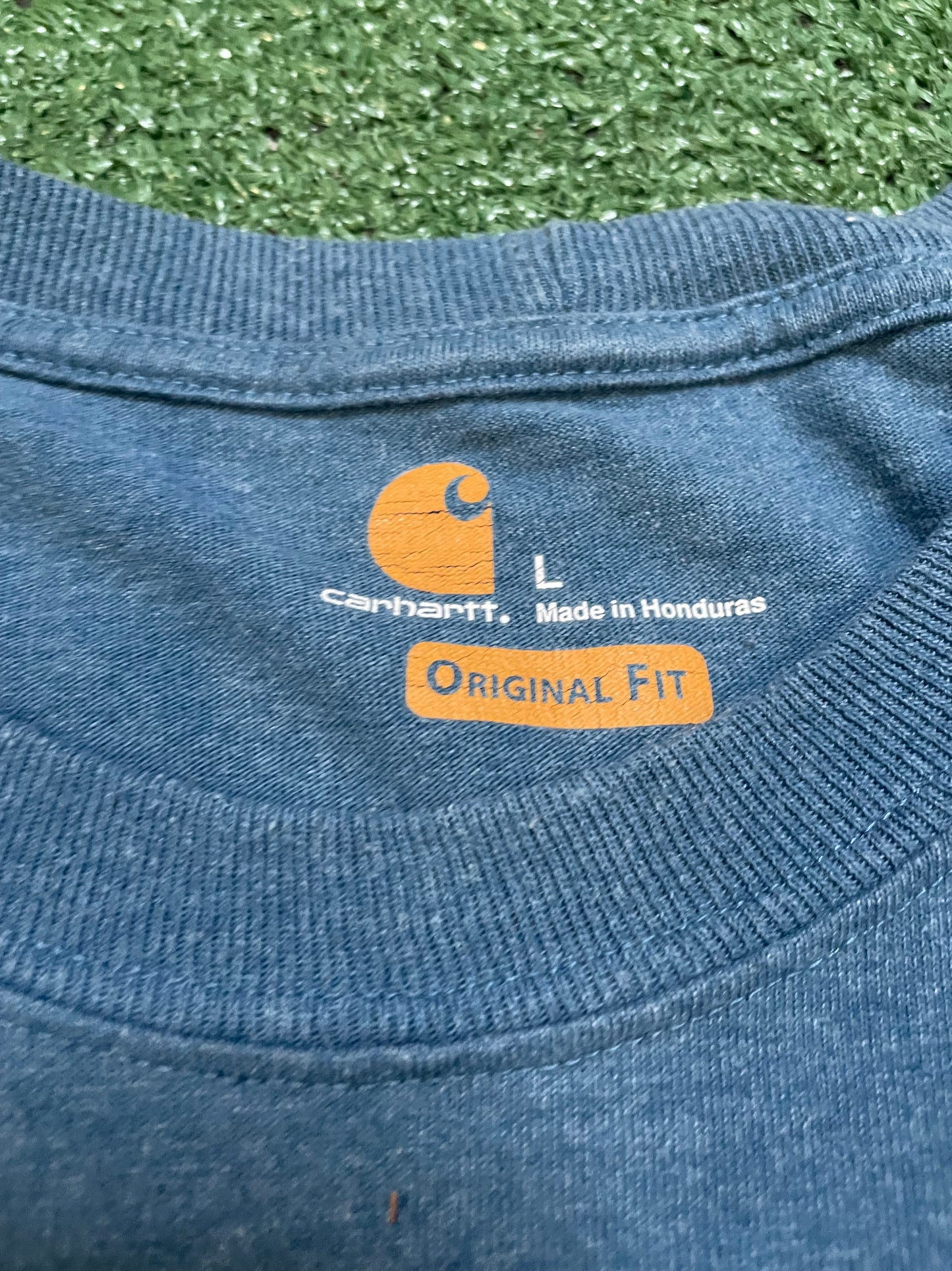 Carhartt light blue longsleeve tee