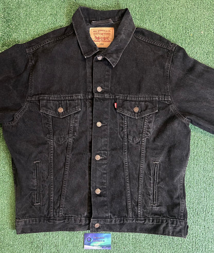 Vintage Levis Black Denim jean jacket