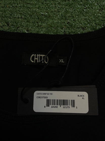 CHITO black & red drip tee