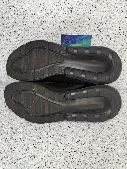 Nike Air Max 270 Triple Black 9 Men/10.5 Women “Preowned”