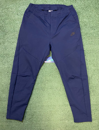 Nike woven navy tech pants