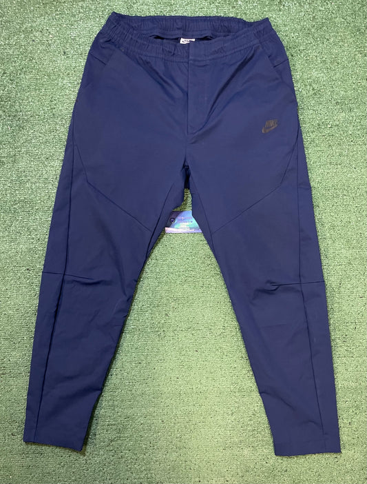 Nike woven navy tech pants