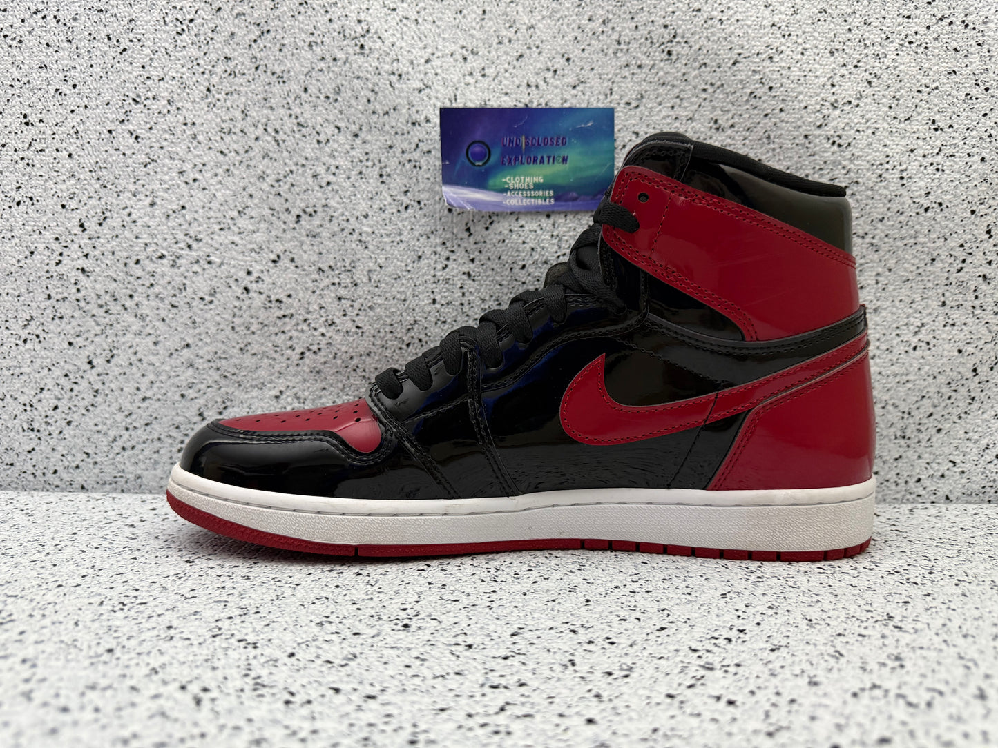 Jordan 1 Patent Bred 10.5 Men/12 Women “Preowned”