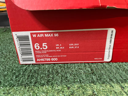 Nike Air Max 98 barely rose size 5youth/6.5women