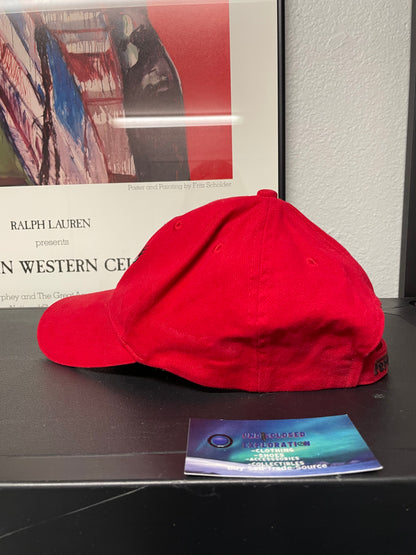 Vintage Ferrari red horse hat
