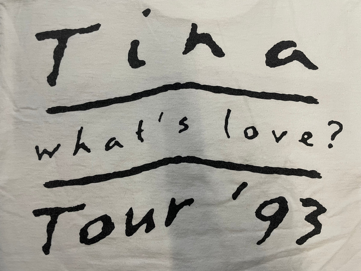 Vintage 1990s Tina Turner what’s love tour tee