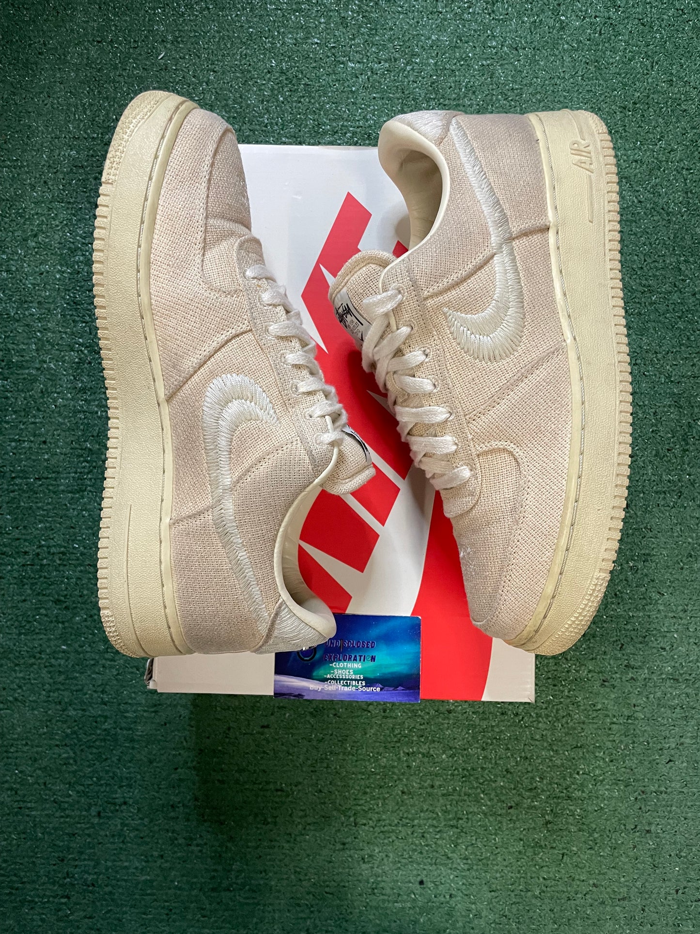 Nike Air Force 1 Low Stussy fossil size 10men/11.5women