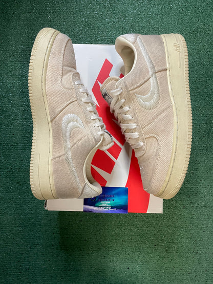 Nike Air Force 1 Low Stussy fossil size 10men/11.5women