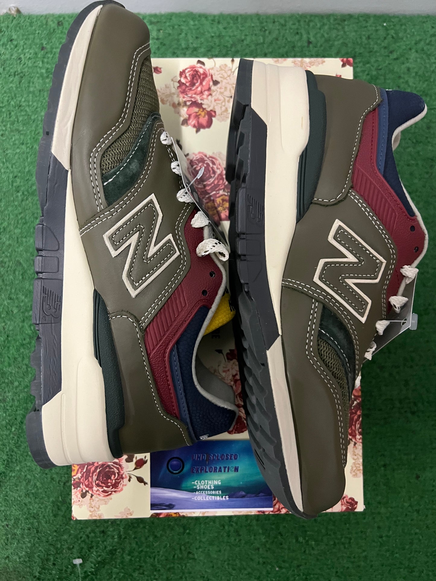New balance 997 x Aime Leon dore dark moss angora