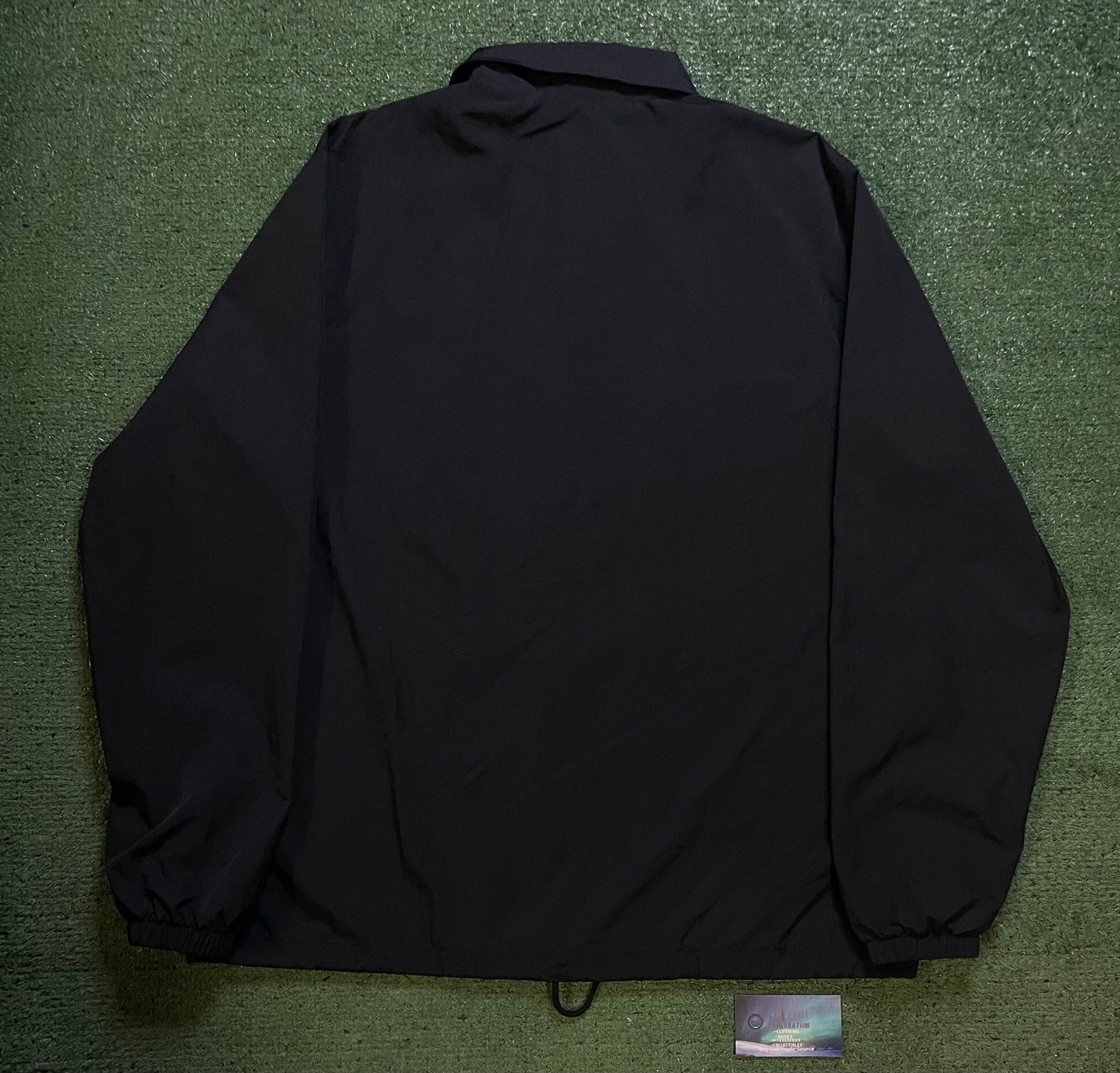 Nike black coach jacket