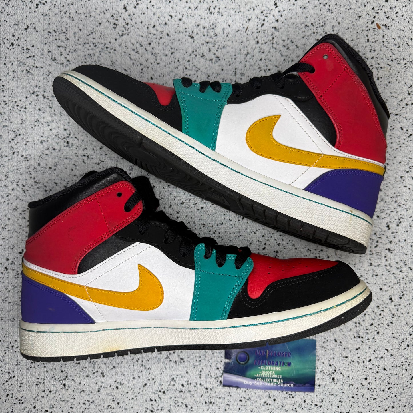 Jordan 1 Mid Multi Color 9.5 Men “Preowned”