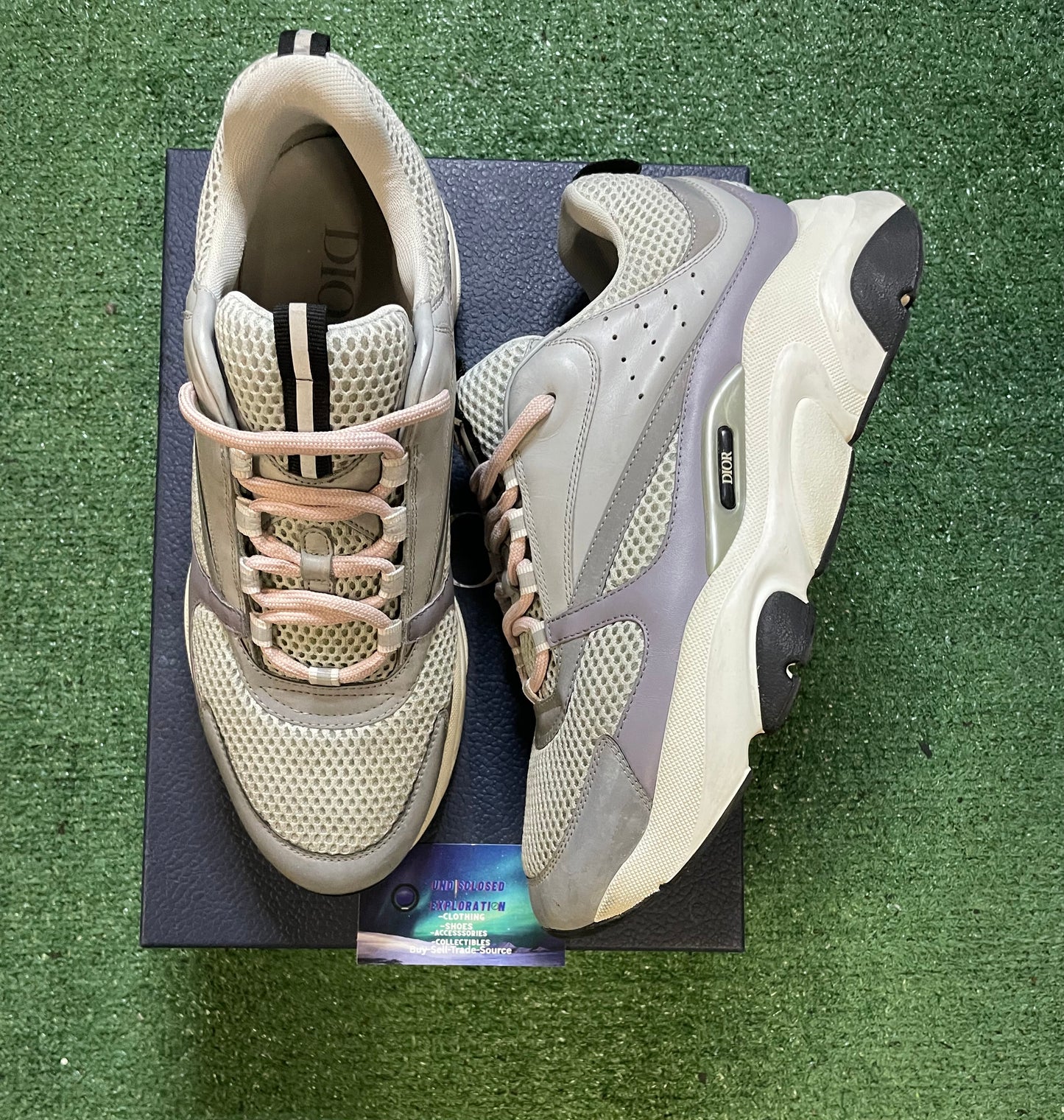 Dior B22 grey size 11men/12.5women (EU 44)