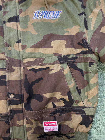 Supreme X Mitchell & ness twill stadium camo jacket