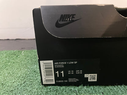 Nike Air Force 1 Low SP supreme white size 11men/12.5women
