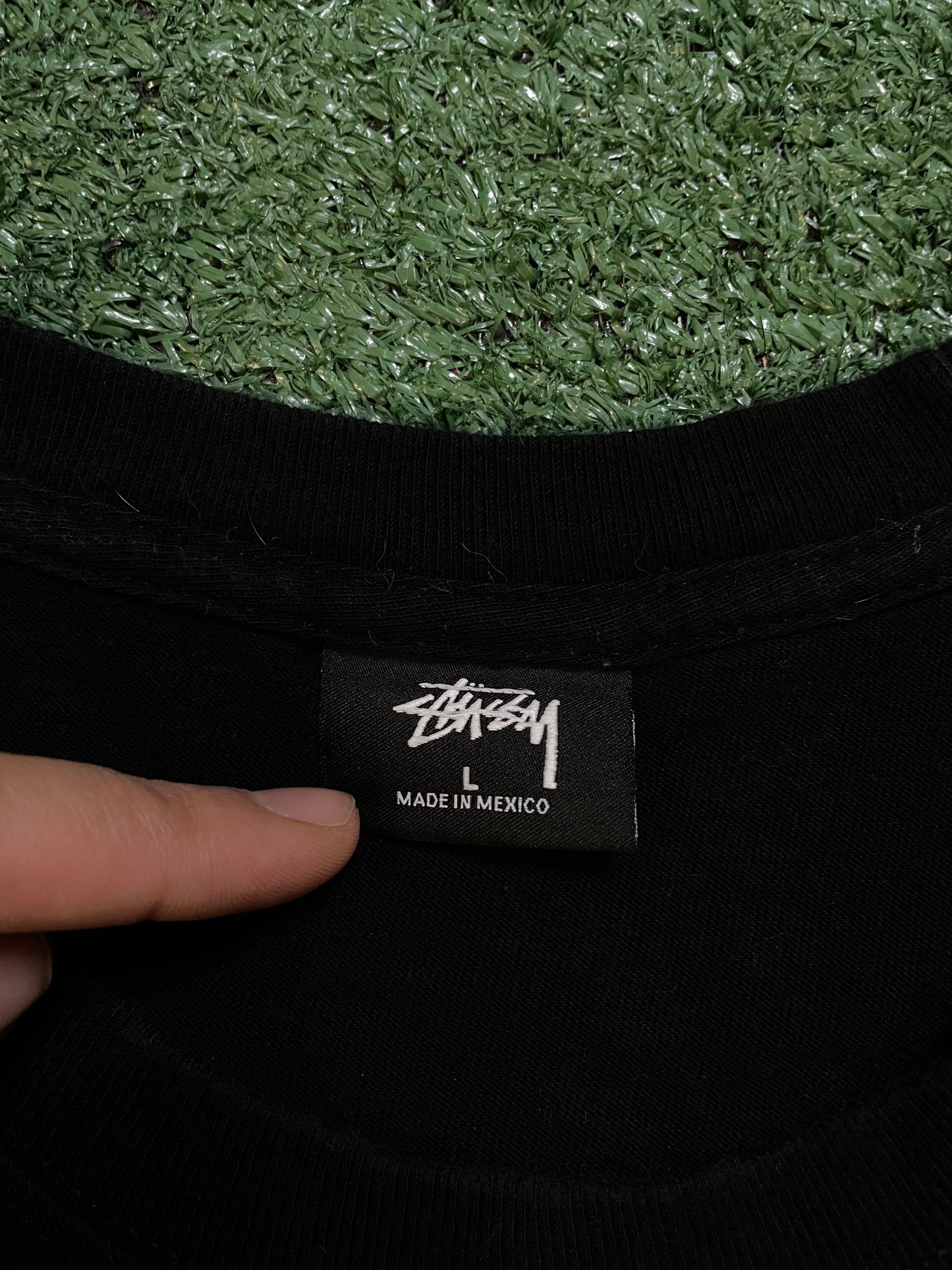 Stussy peace and love black longsleeve
