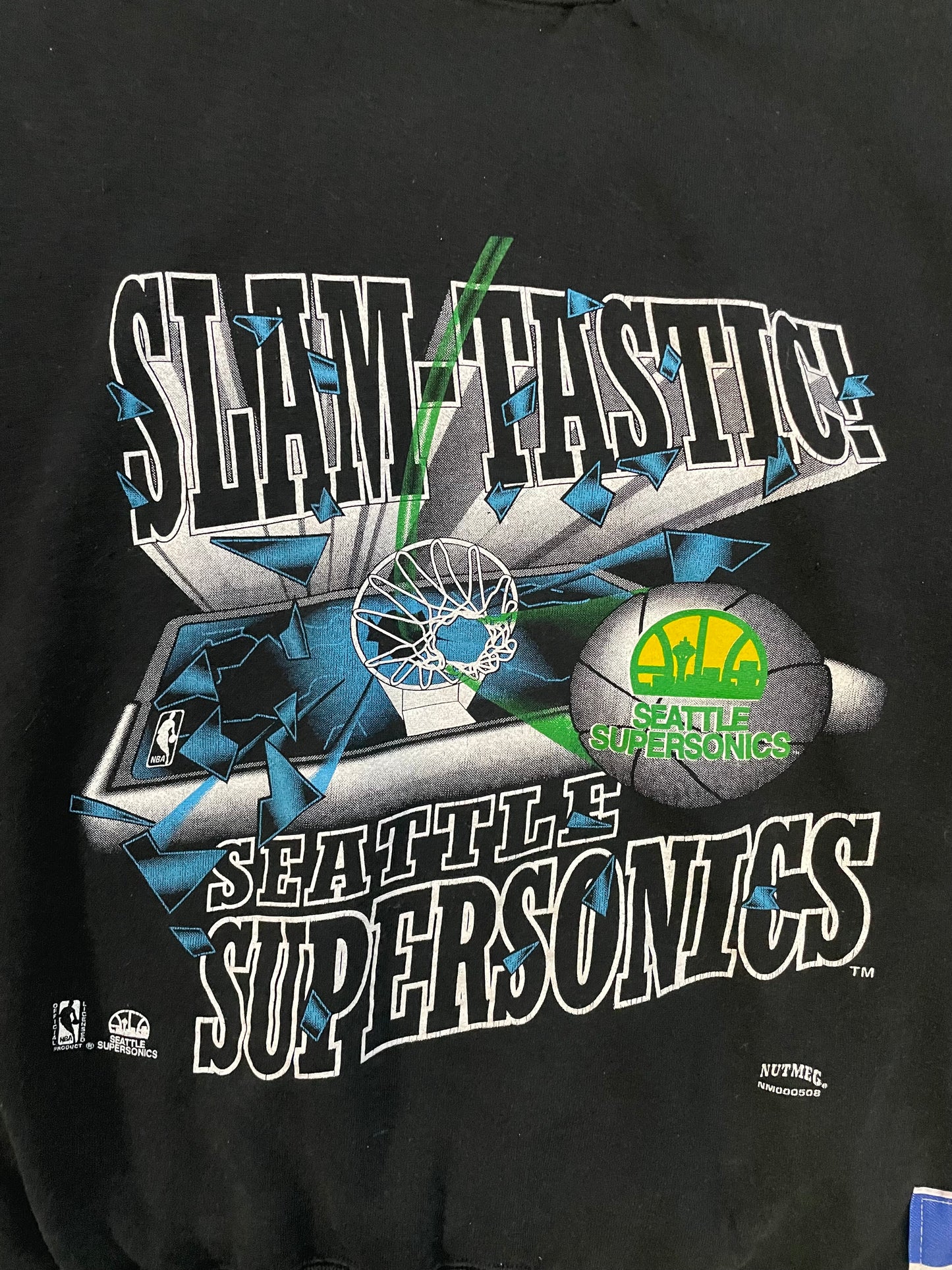 Vintage 1990s Seattle SuperSonics Slam-tastic crewneck