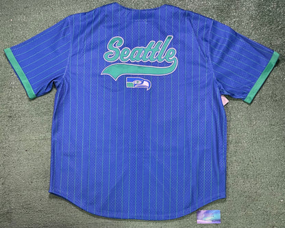 Seattle Seahawks Mitchell & ness baseball jersey
