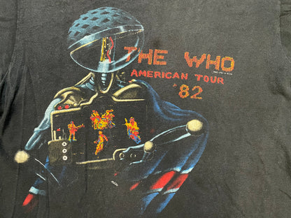 vintage 1980 The Who American Tour concert tee