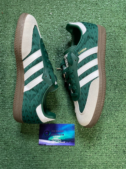 Adidas samba collegiate green cloud gum