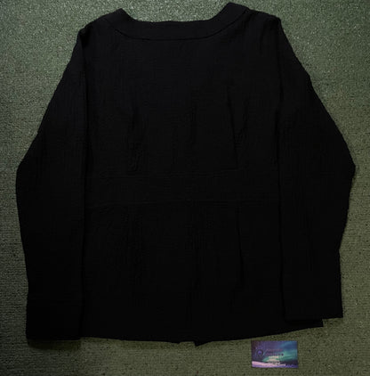Exofficio black cardigan