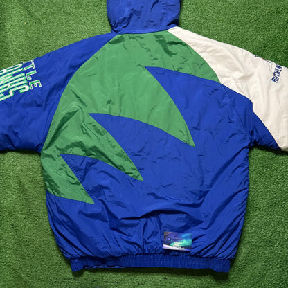 Vintage Seattle Seahawks Shark Tooth Jacket Logo Athletic