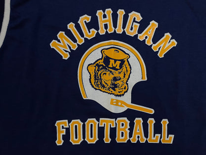 Vintage 1960s university of Michigan Football tee
