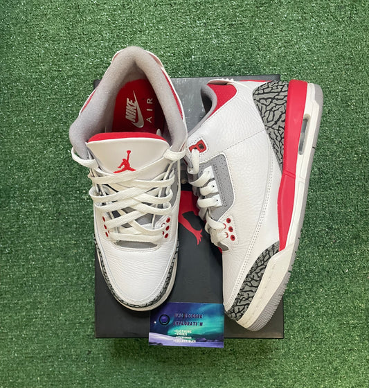 Air Jordan 3 fire red 2022 size 6.5youth/8women