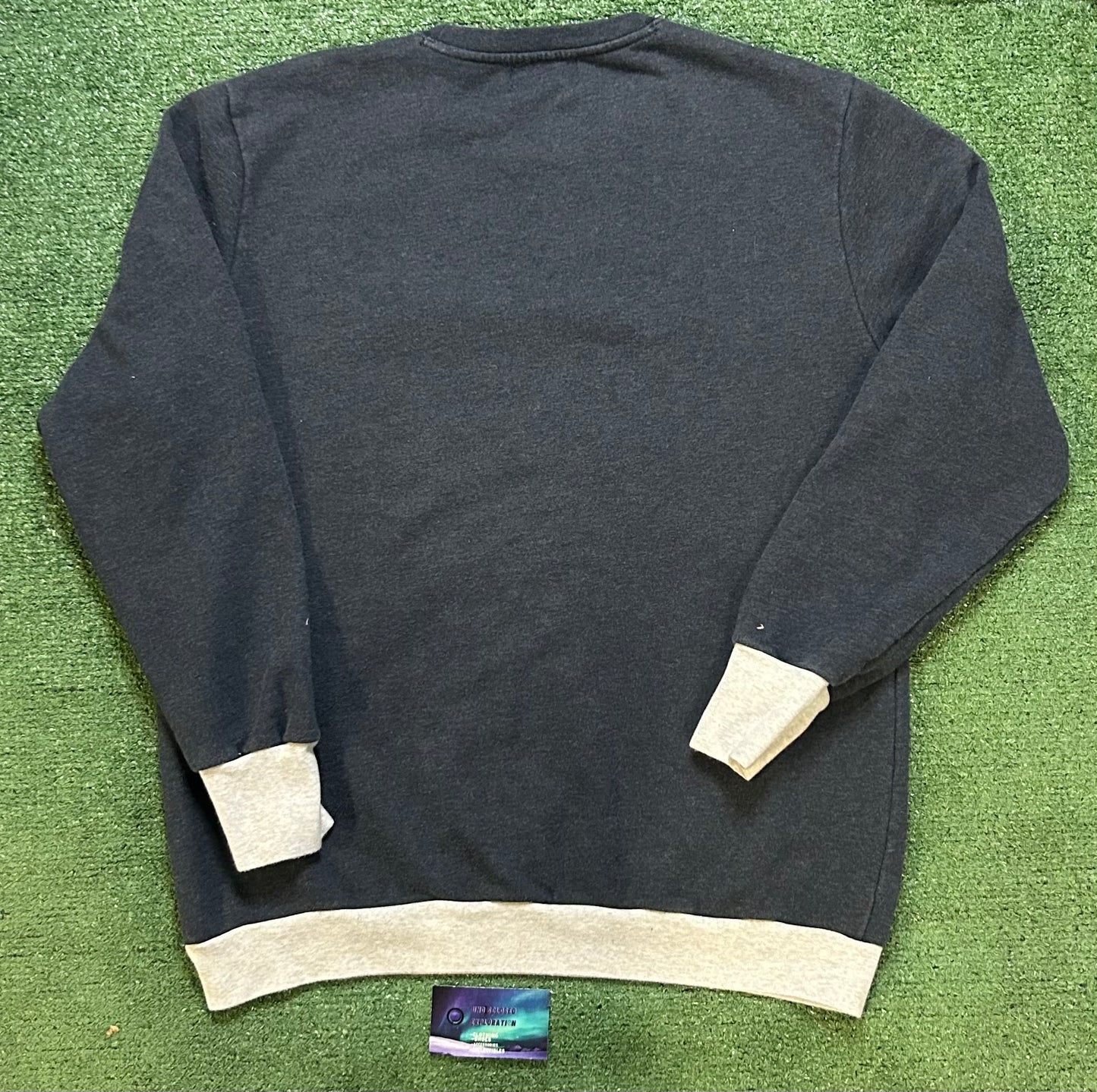 Diamond supply grey logo crewneck