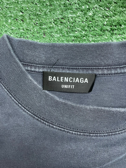 Balenciaga college crest tee