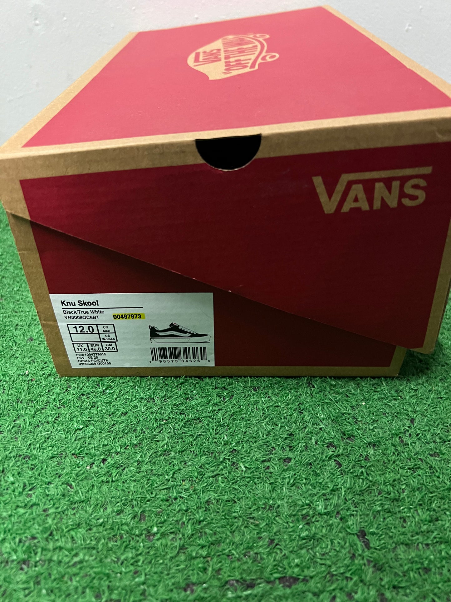 Vans Knu old skool black white