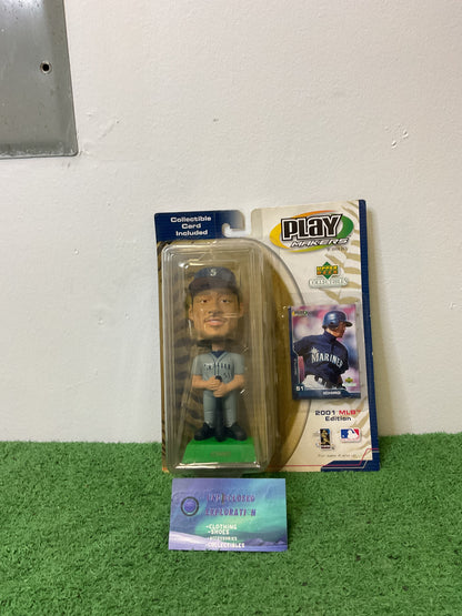 Ichiro Suzuki Upper Deck Play Makers 2002 bobblehead NEW IN PACKAGE