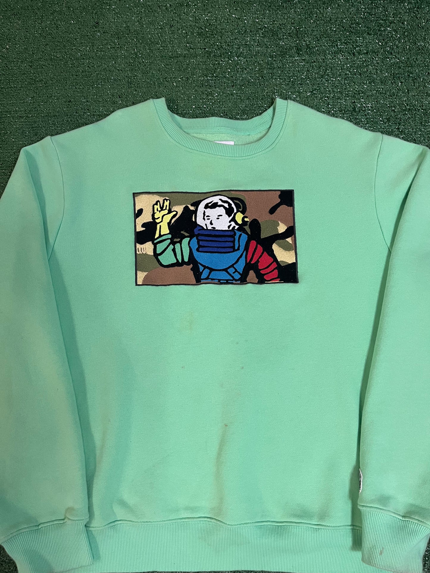 Billionaire boys club BB Astro camo crewneck