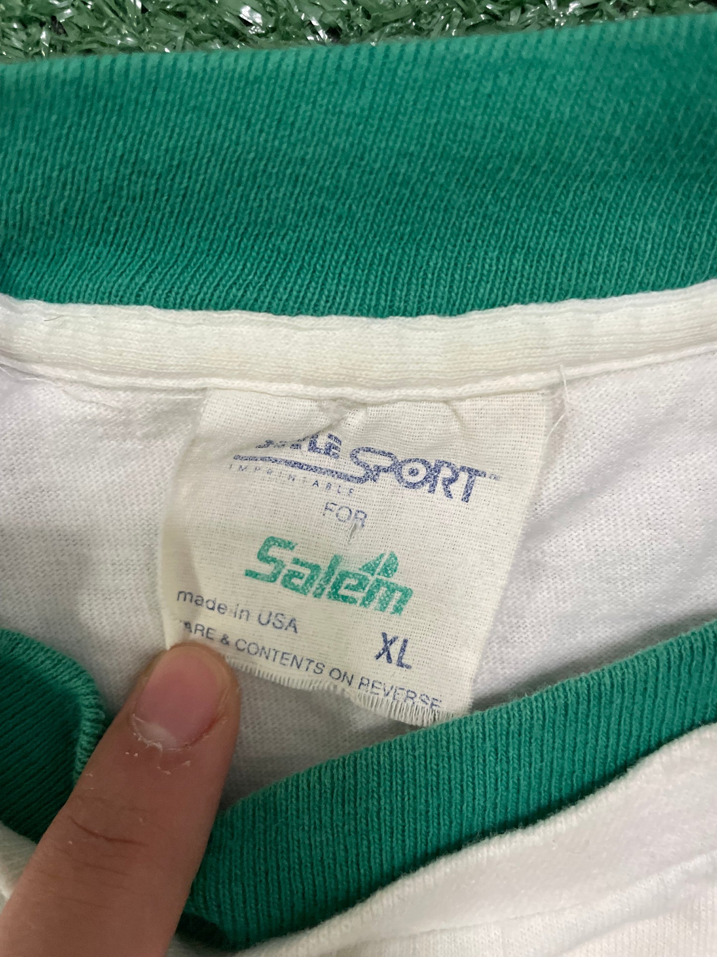 Vintage 1980s Salem Shake it up double sleeve tee