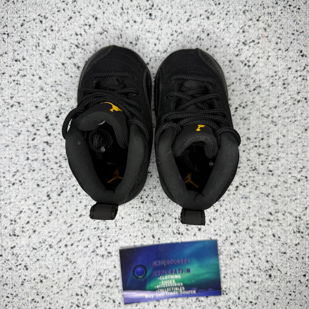 Jordan 12 Black Taxi Toddler 4 C “Preowned”