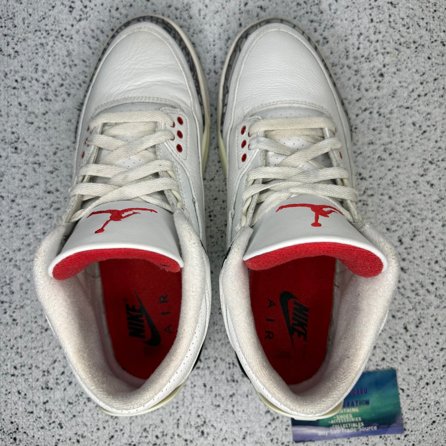 Jordan 3 White Cement Reimagined 8 Men/9.5 Women “Preowned”
