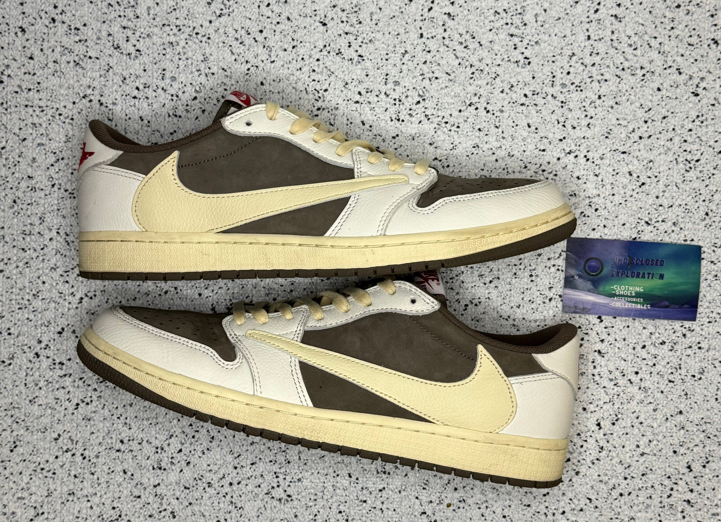 Jordan 1 Low Travis Scott Reverse Mocha 11.5 Men/13 Women “Preowned”