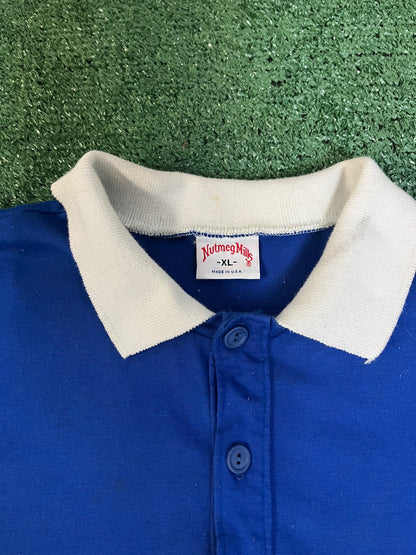 Vintage 1980s Seattle Seahawks longsleeve polo button up