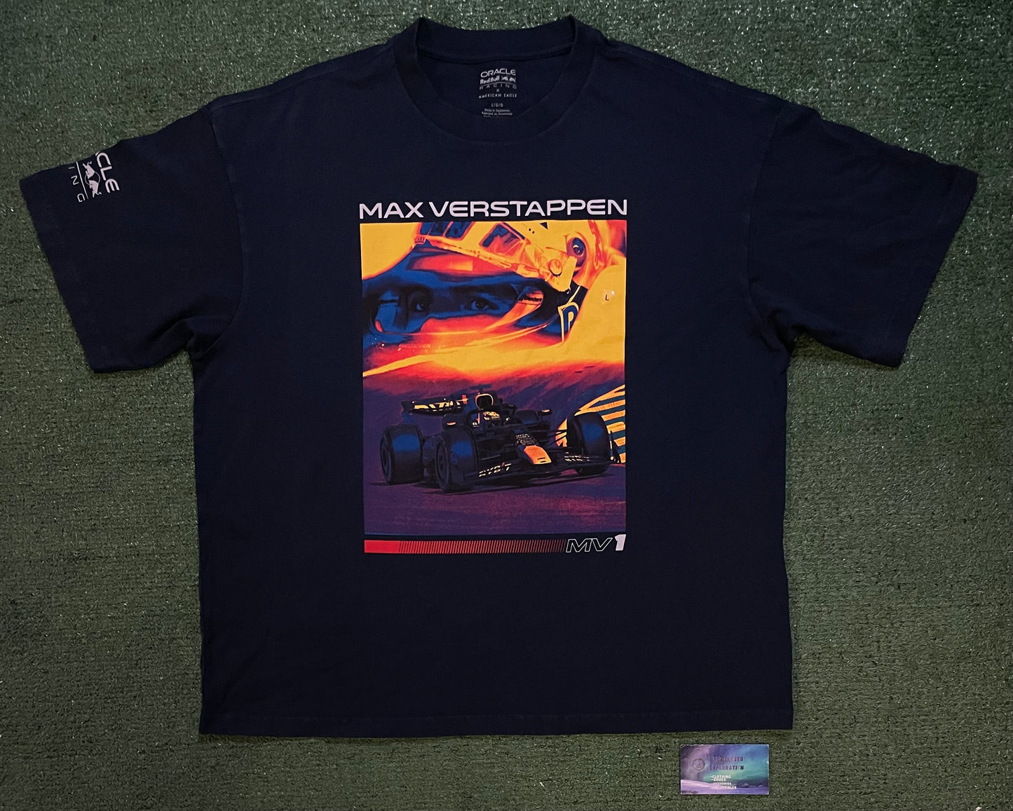 Max Verstappen F1 racing  Navy tee