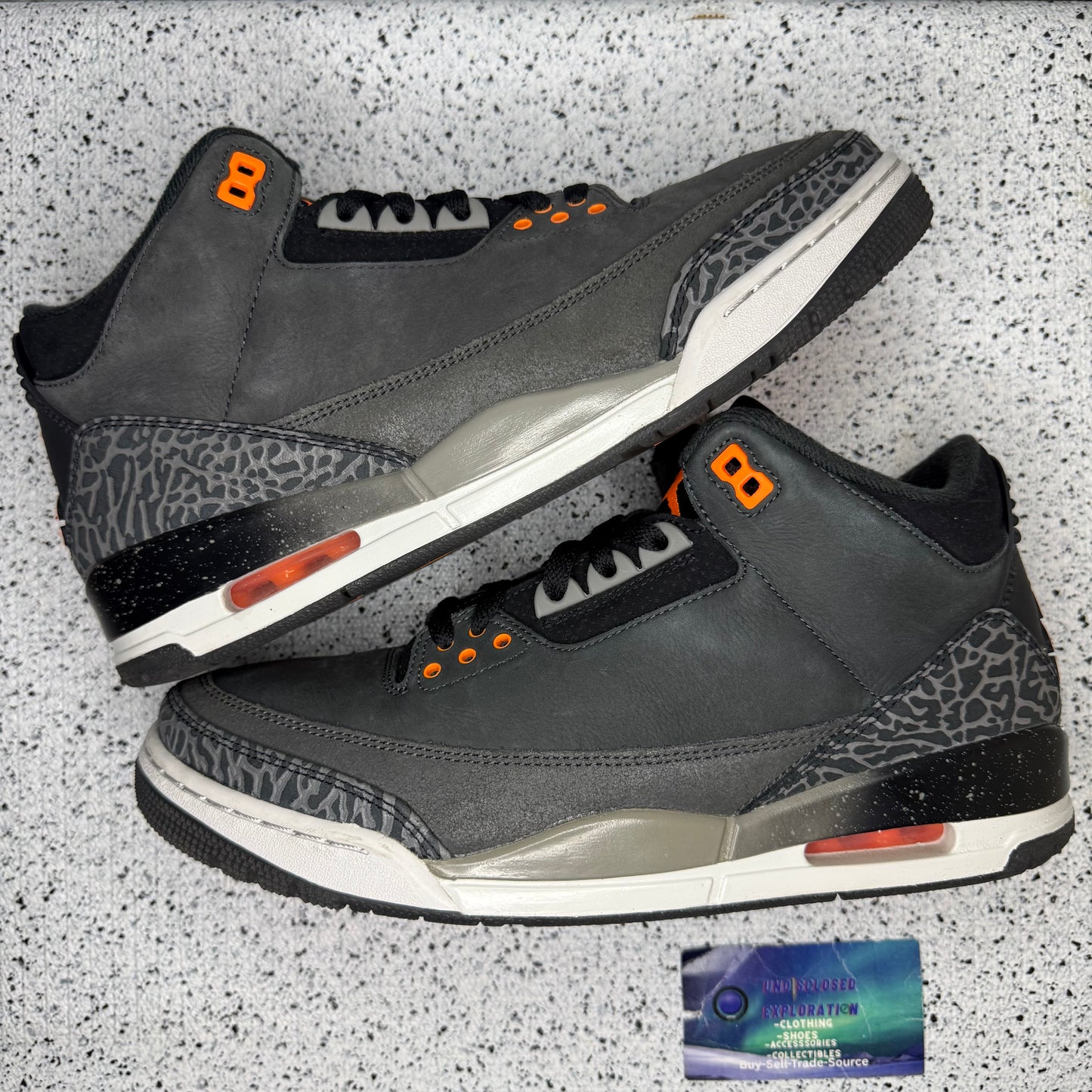 Jordan 3 Fear 10.5 Men “Preowned”