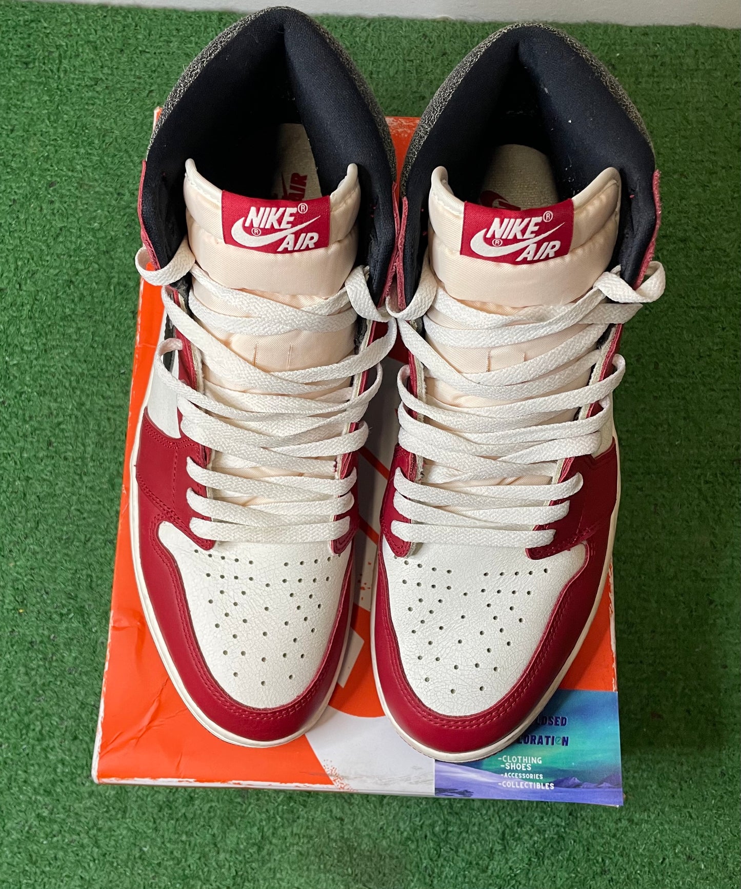 Jordan 1 high lost found size 13men/14.5women