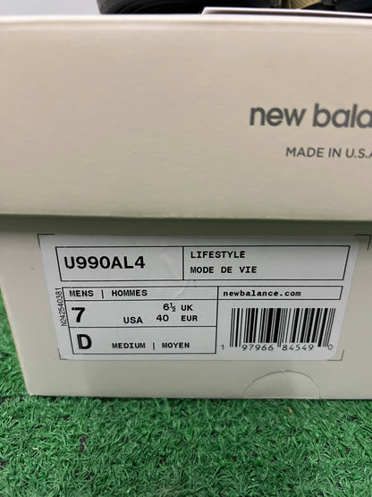 New balance 990v4 x Auralee blue