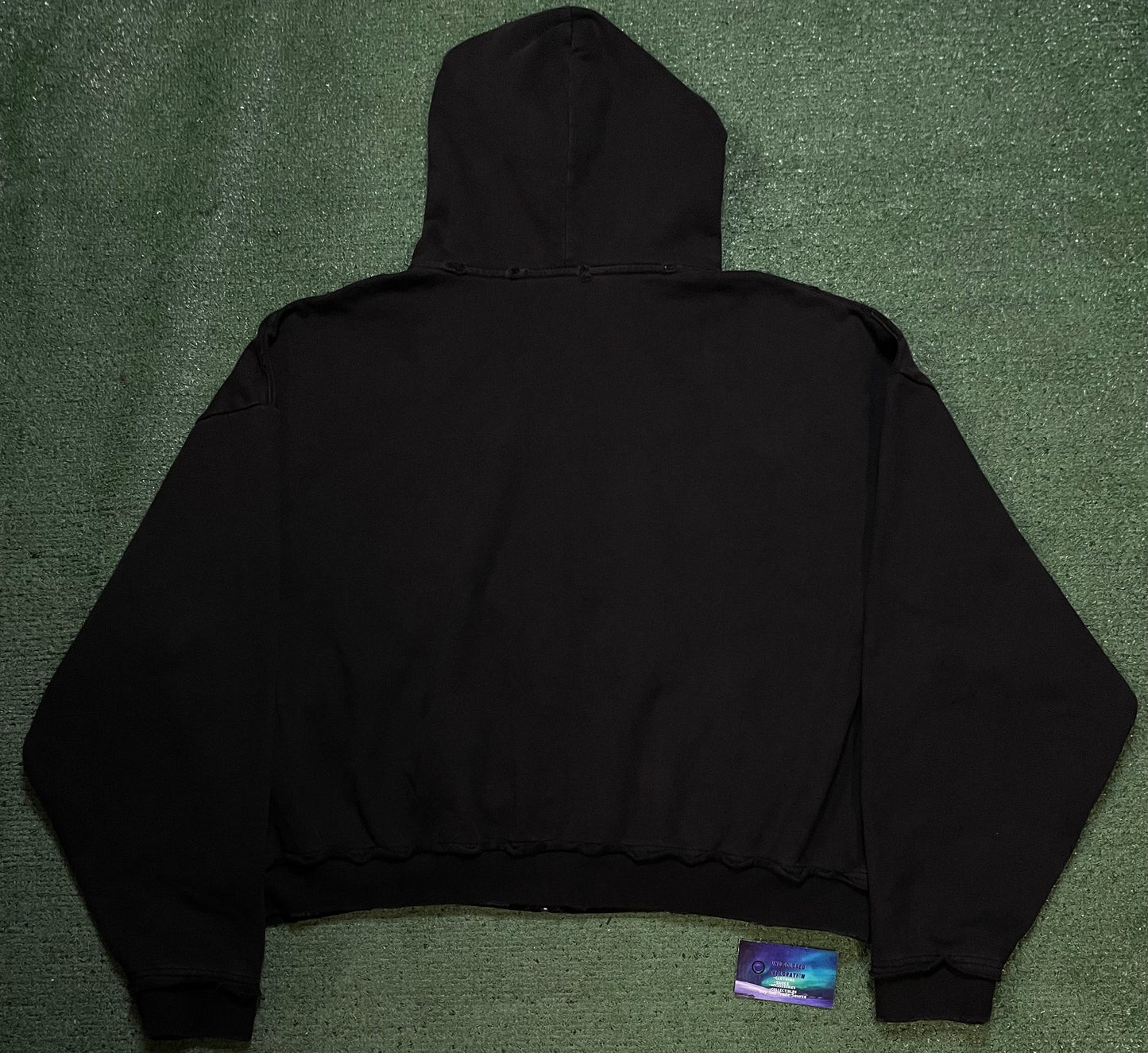 Gv Gallery Raspberry hills black & pink script hoodie