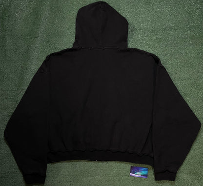 Gv Gallery Raspberry hills black & pink script hoodie