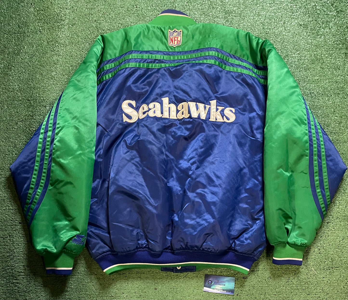 Vintage 1990s Seattle Seahawks starter satin Jacket