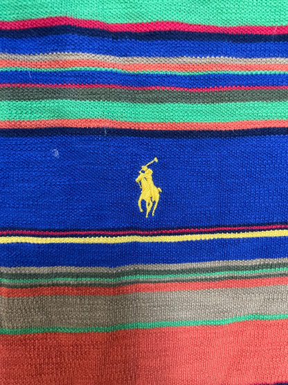 Vintage multi color striped Ralph Lauren polo