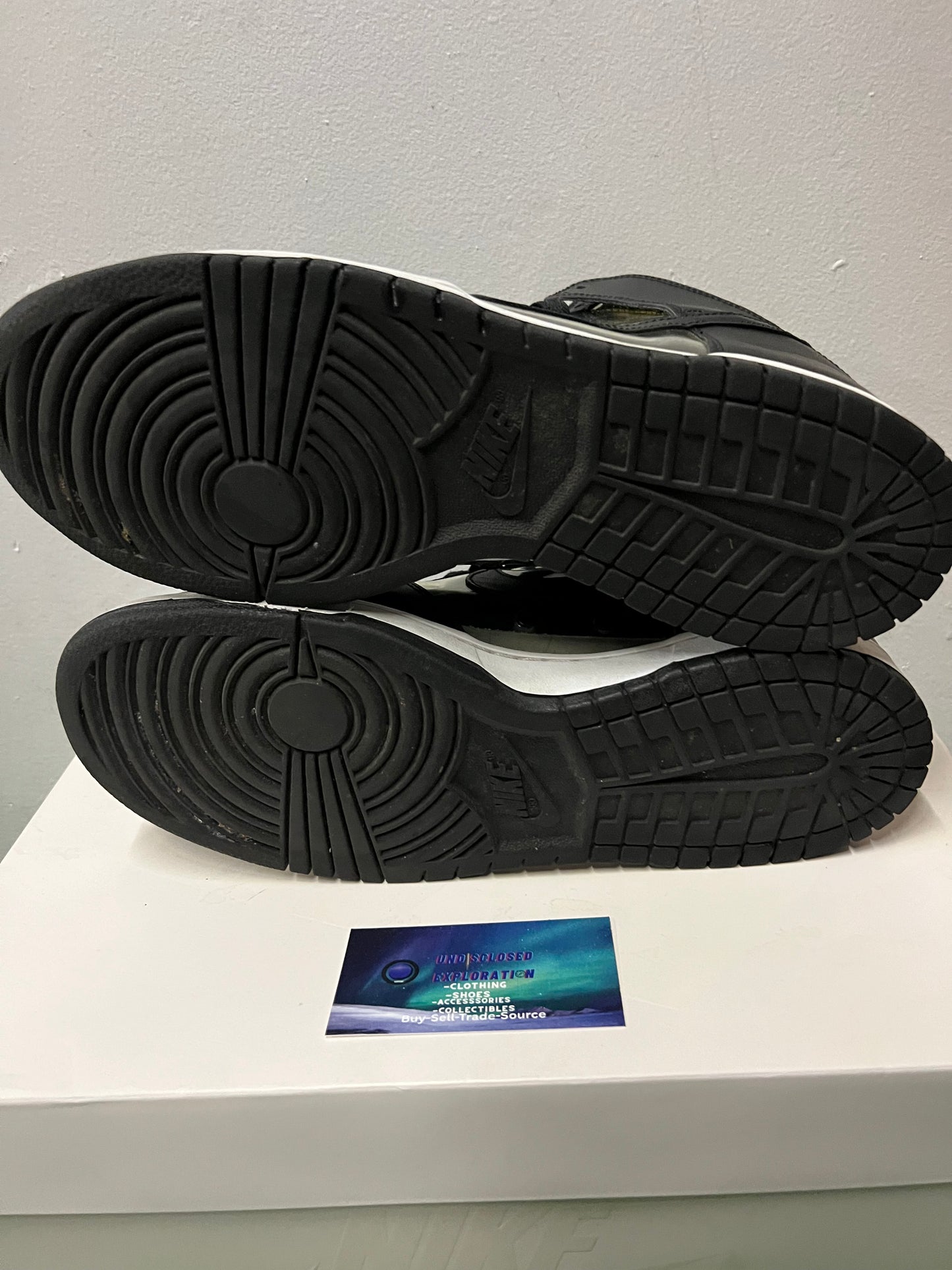 Nike dunk high clear X comme Des garçons CDG size 11men/12.5women