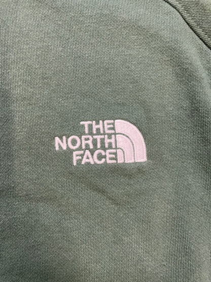 The North Face green embroidered crewneck