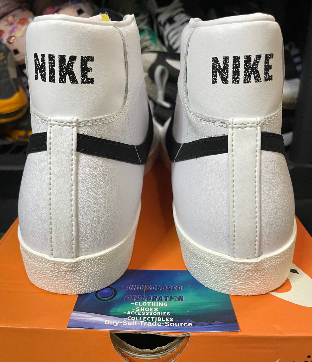 Nike Blazer mid 77 black & white size 12.5men/14women