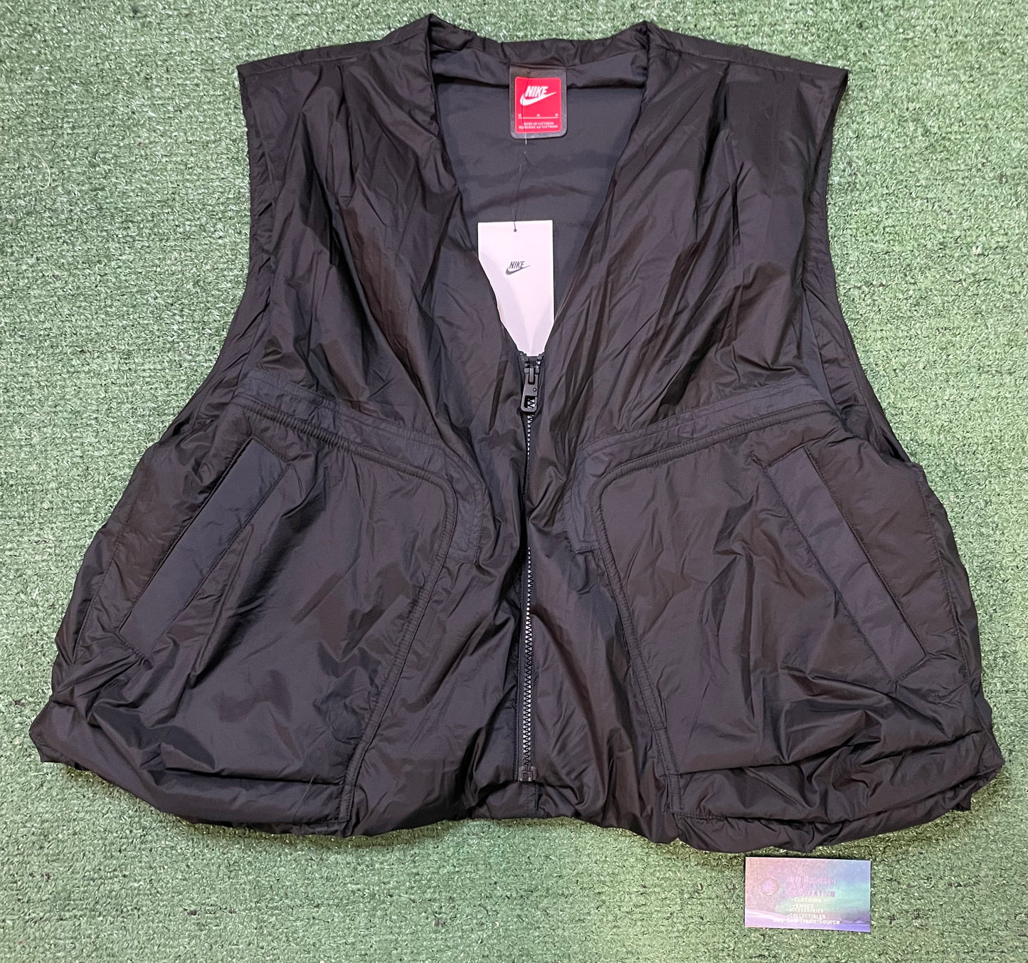 Nike tech woven black vest