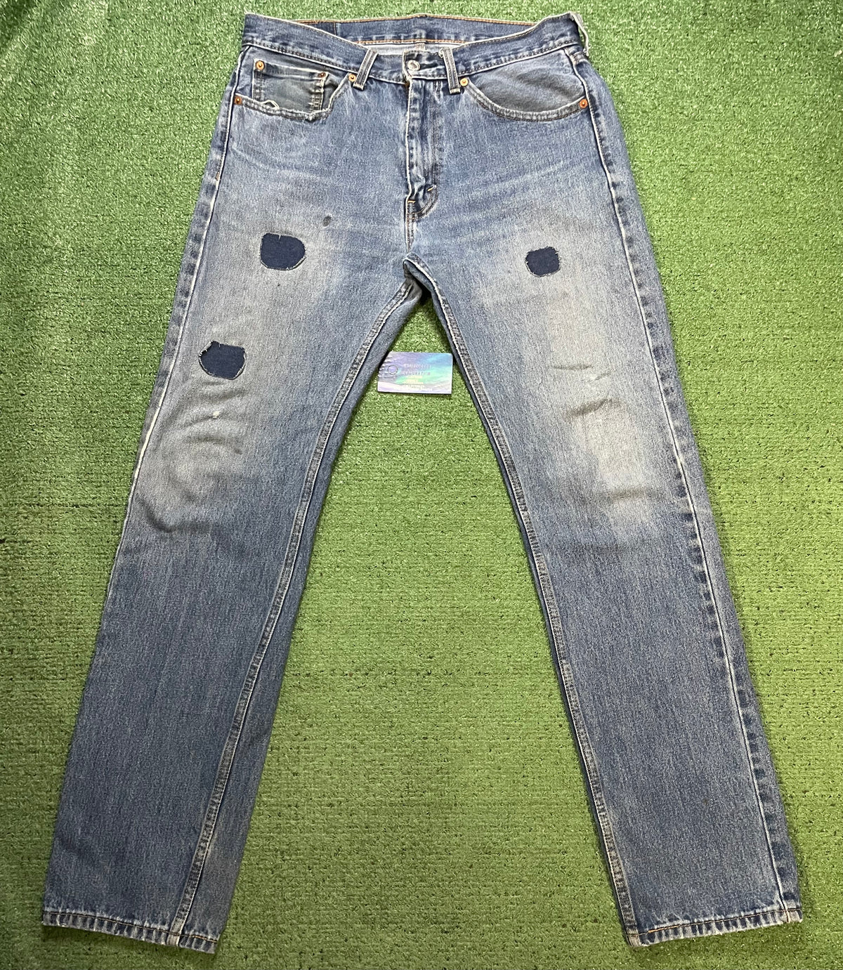 Levi 505 light wash jeans